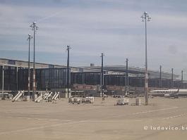BERLIJN2022_P1430644 De nieuwe luchthaven van Berlijn ten zuiden van de stad, geopend in 2020.