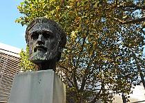 DU2016 DSC 0724-5742  Een fictieve afbeelding van Gutenberg voor het museum - men weet immers niet hoe hij  eruit zag