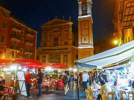 NICE_P1470288 De Place Rossetti bij de kathedraal van Nice in de oude stad.