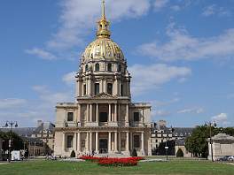 PARIS2012_0126 Les Invalides (militair hospitaal), met de koepel waaronder napoleon ligt begraven.