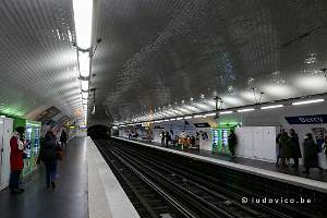Metro Ondergronds Parijs: enkele metrostations