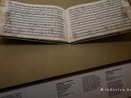 PARIS2022_P1080845 Het originele manuscript van de beroemde 'Apassionata' pianosonate van Beethoven.