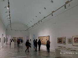Spanje2022_FXTX1621 Het museum geeft een overzicht van de ontwikkelingen in de Spaanse kunst en architectuur voor en na de burgeroorlog, met als topstuk de Guernica van Picasso...