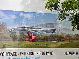 DSC_0901 Bouwwerf van de Philharmonie de Paris (arch. Jean Nouvel)