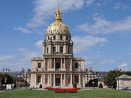 PARIS2012_0126 Les Invalides (militair hospitaal), met de koepel waaronder napoleon ligt begraven.